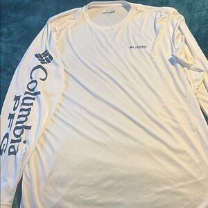 Columbia White Sun Protection Long Sleeve Shirt